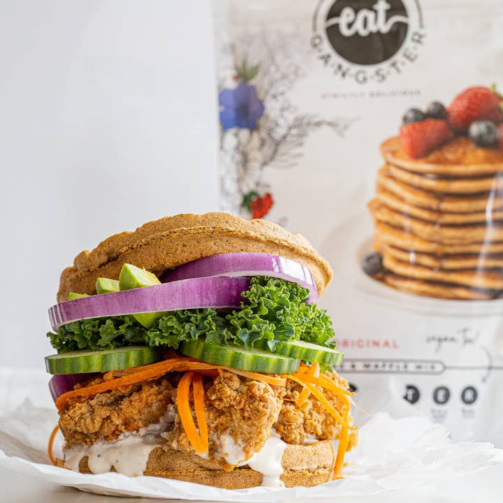Eat Gangster – wholesale Pancake mix – NEW Vegan Pancake & Waffle Mix