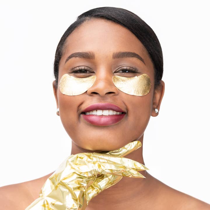STARSKIN - Wholesale Hand Cream/Lotion - VIP The Gold Maskâ„¢ Hand Revitalizing Foil Mask Gloves