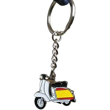 Beclosetoyou - Wholesale Keychain - Unisex - Vespa Lambretta Spanish Flag Keyring3