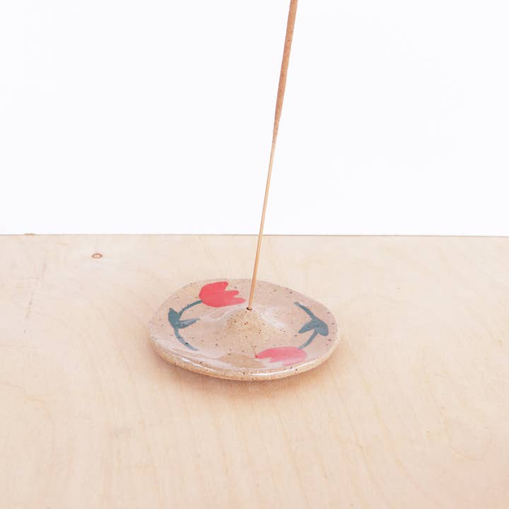 Nightshift Ceramics - Wholesale Incense Holder - Ceramic Incense Holder - Tulip1