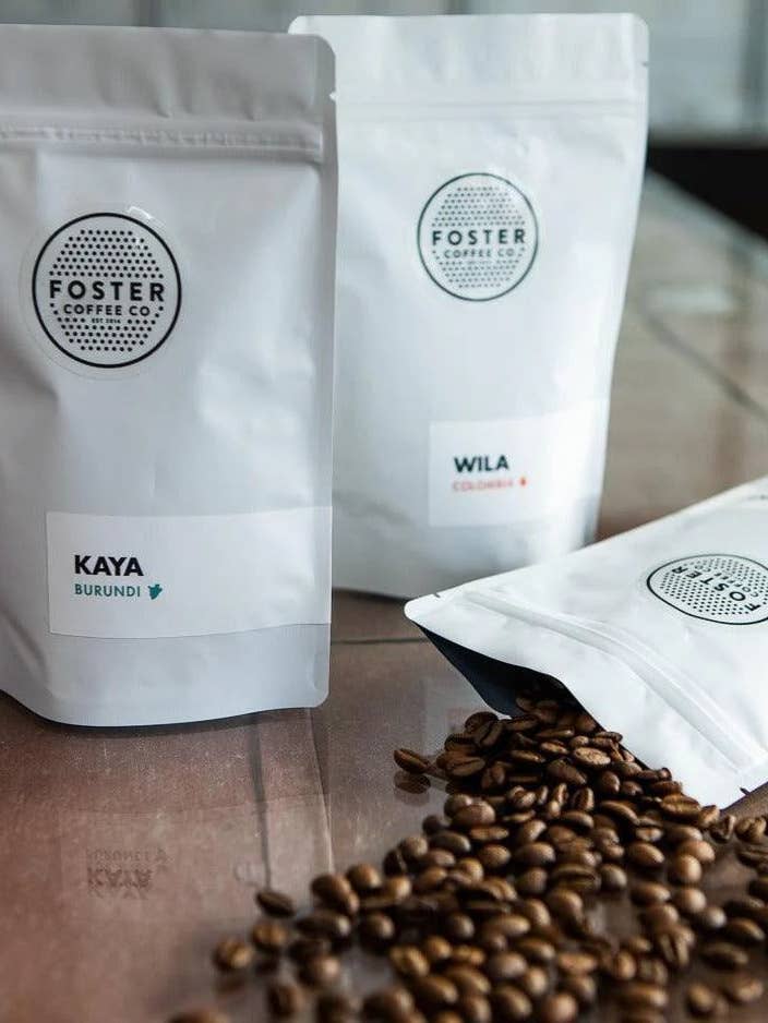 Pack d'échantillons de café pour la vente par Foster Coffee Co