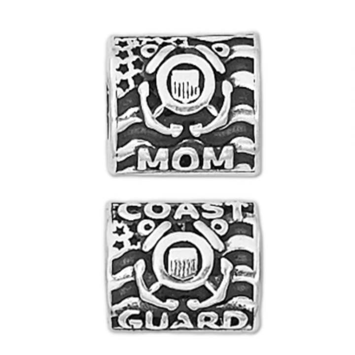 Proud Coast Guard Mom Bead Charm for wholesale by nomades