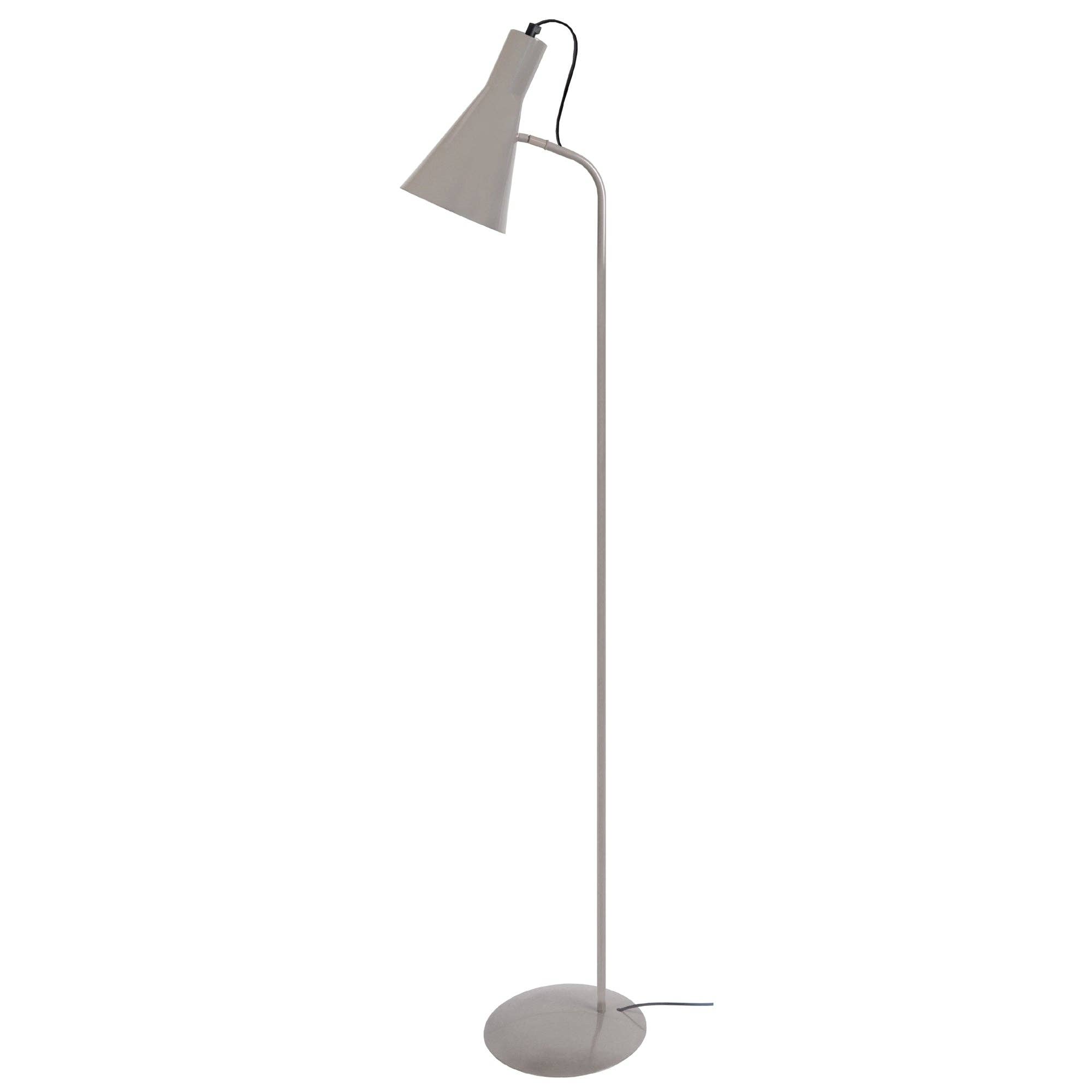 Tosel Shop – wholesale Floor lamp – FUNNEL - Taupe Articulated Metal Reading Lamp0