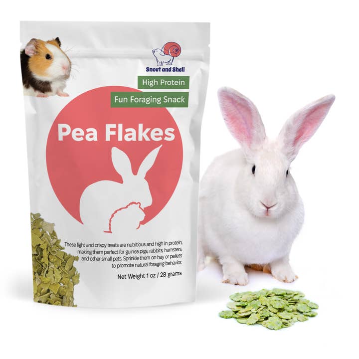 Snout and Shell - Wholesale Pet Treats - Dog - Pea Flakes for Small Pets1