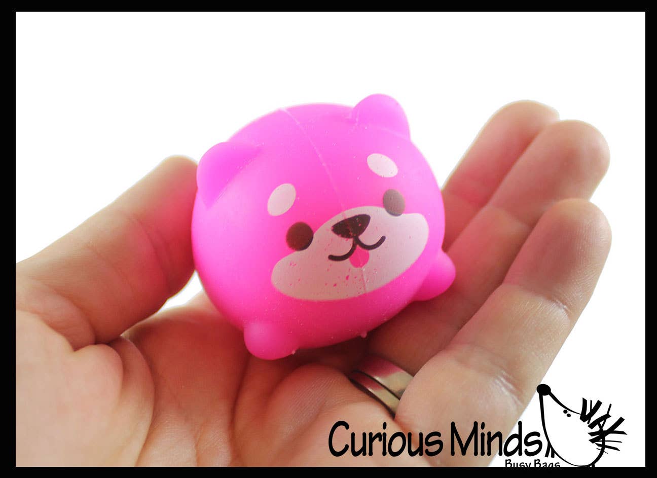 Curious Minds Toys - Wholesale Fidget Toy - Kids - 1 Soft Mini Kawaii Animal Stress Ball - Sensory Fidget Stres7