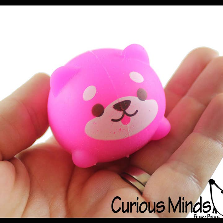 Curious Minds Toys - Vendita all'ingrosso Giocattolo fidget - Bambini - Pallina antistress mini morbida kawaii con animale - Giocattolo sensoriale fidget7