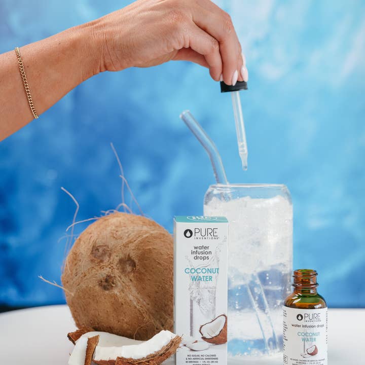 Pure Inventions - Wholesale Flavored/Infused Water (Non-Carbonated) - Coconut Water - 30 servings