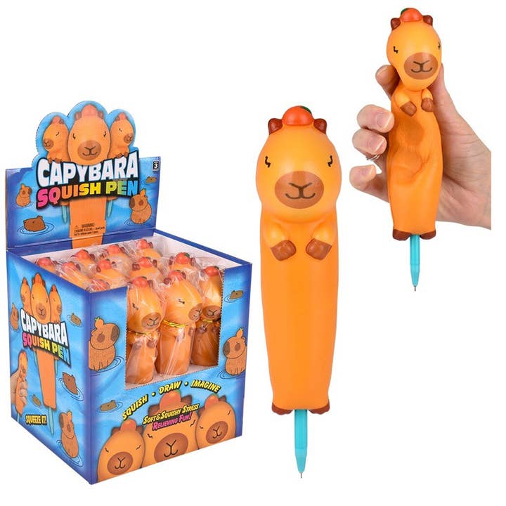 JSBlueRidge Toys – Großhandel Squishy-Spielzeug – Kind & Baby – Capybara Squishy Stifte für Schulkinder