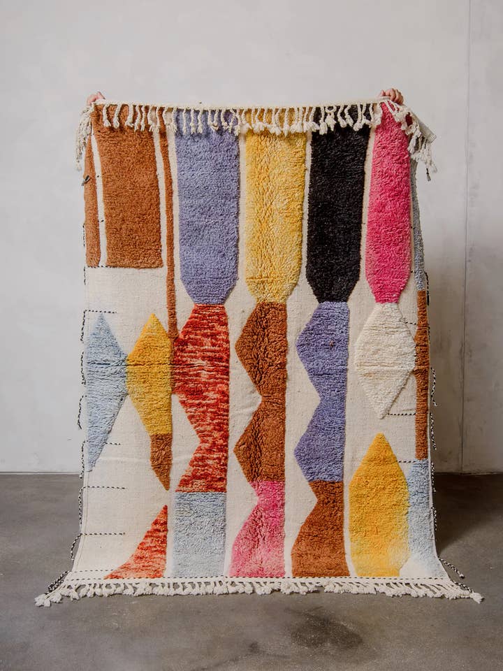 Marockansk handvävd berbermatta, ryamatta, stor områdesmatta för wholesale av BerberNest