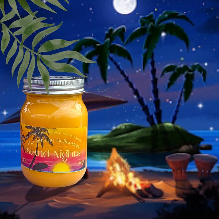 Island Nights 14oz for wholesale by Shining Star Candle Company