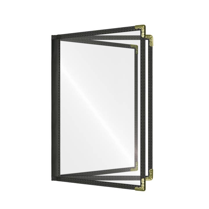 Café Style Menu Cover, 6 View Booklet for wholesale by Goodsmart