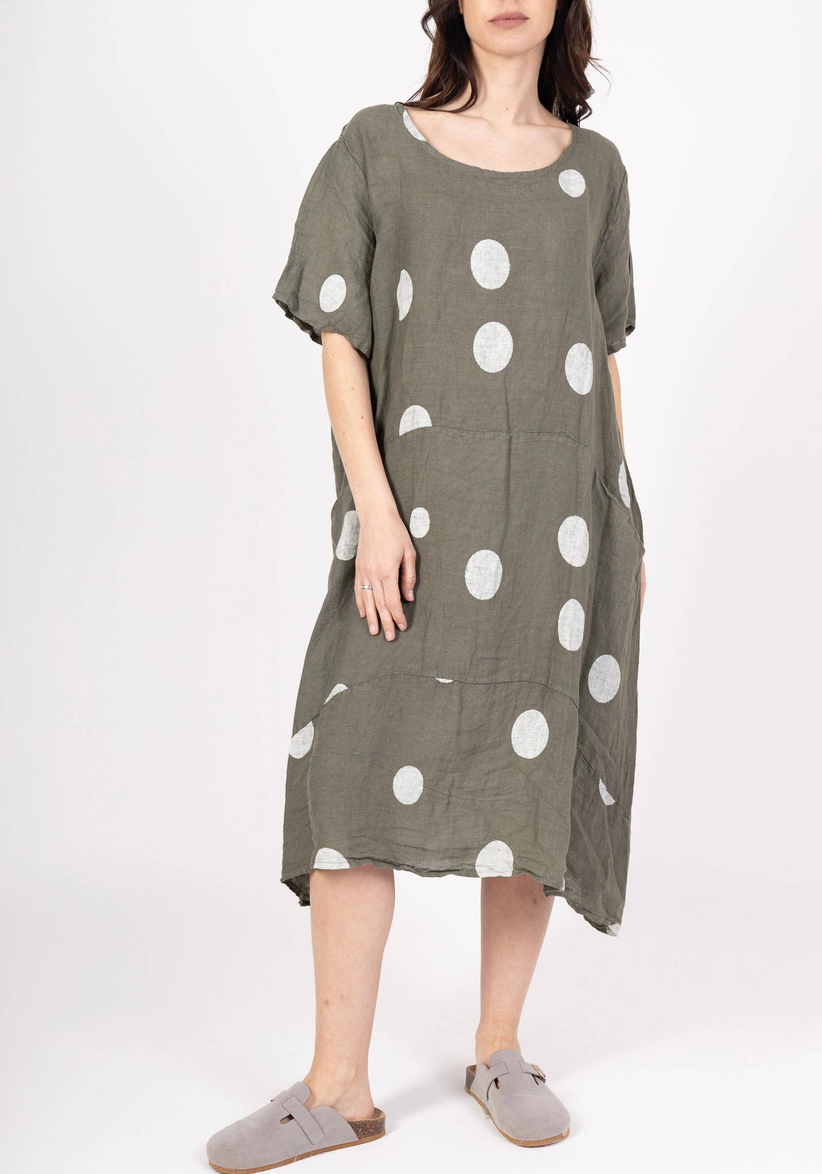 LINEN & COTTON HOUSE - Wholesale Dress - Women's - LINEN DRESS. 17600 SPRING SUMMER CLOTHING40