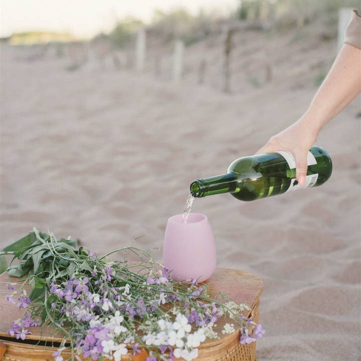 Me Mother Earth - Wholesale Wine Glass - Unbreakable Portable Silicone Travel Wine Glasses + Bag