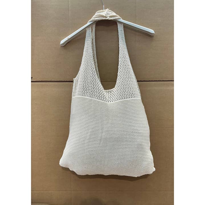 LÉA & LUC - Wholesale Tote Bag - Women's - HAPPY openwork cotton bag3