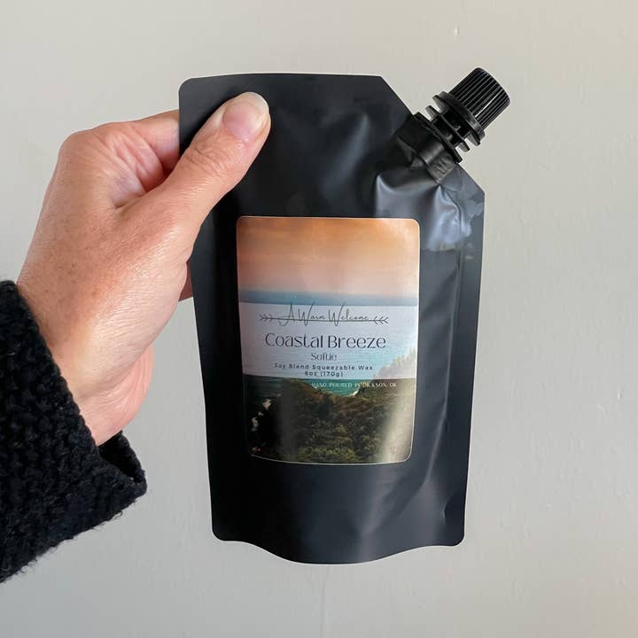 A Warm Welcome - Wholesale Wax Melt - Coastal Breeze Softie | Squeeze Wax Melt4
