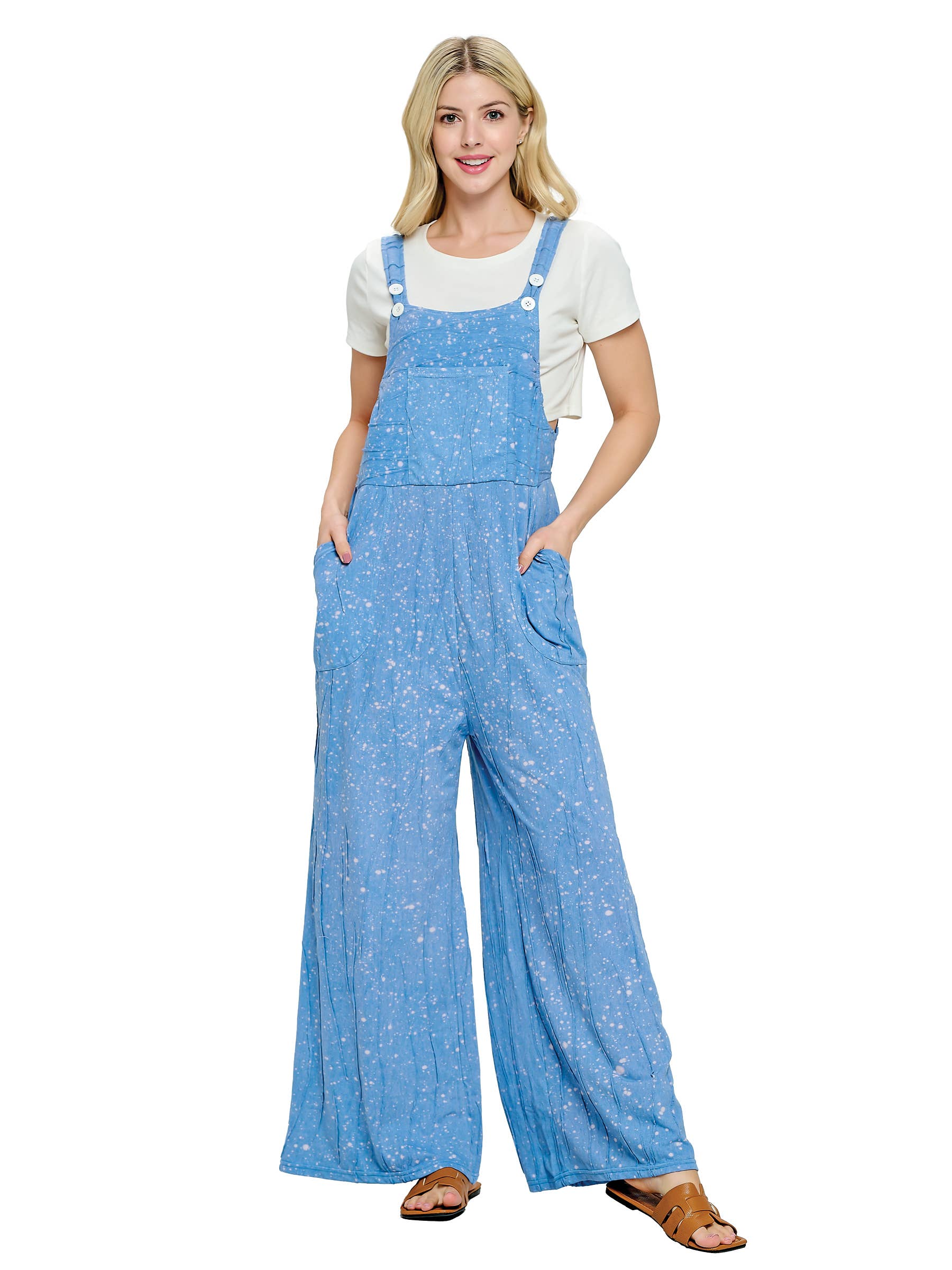 Yak & Yeti - Wholesale Overalls - Women's - Boho Overall Hippie Multi Dot Dye3
