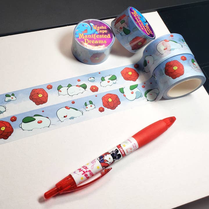 Snow Bunny Washi Tape for wholesale by Manifested Dreams