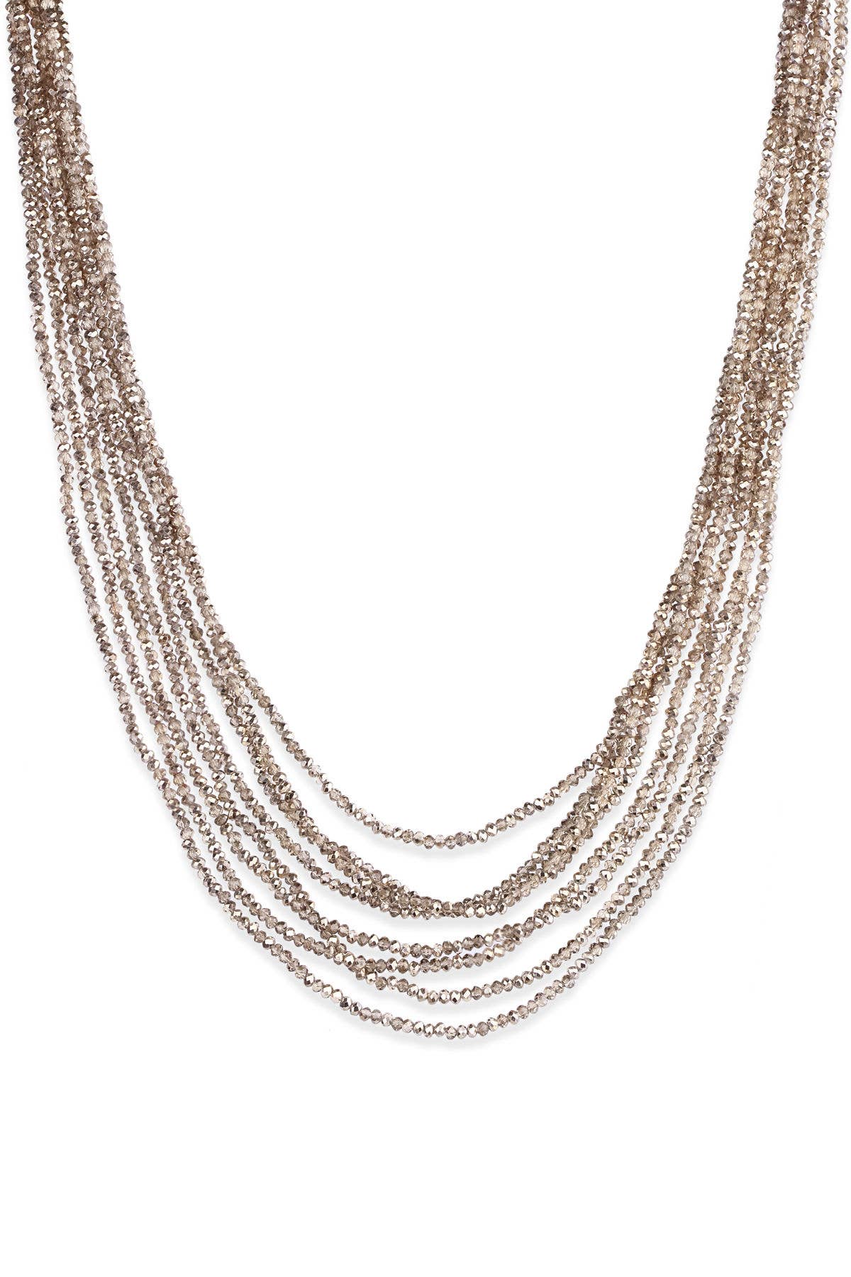 Veroma Gifts - Wholesale Beaded/Pearl Necklace - Multi Strand Short Crystal Necklace - Shimmering Glass Beads7