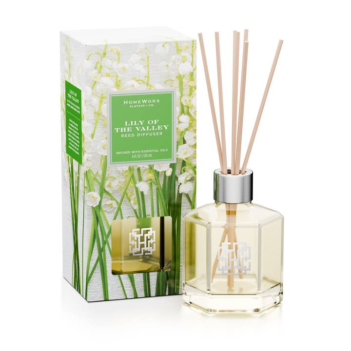 Lily of the Valley Reed Diffuser for wholesale by HomeWorx by Slatkin + Co.