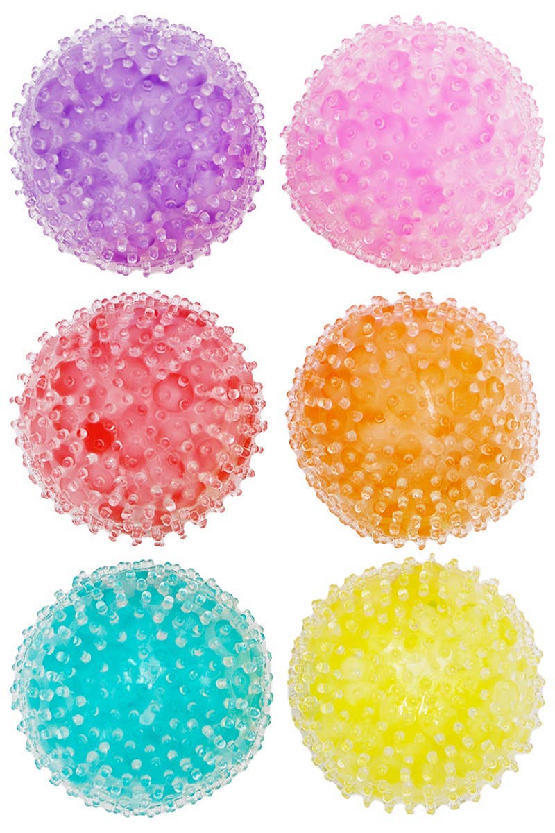Assorted Spiky Puffer Water Beads Filled Squishy Ball for wholesale on Faire1