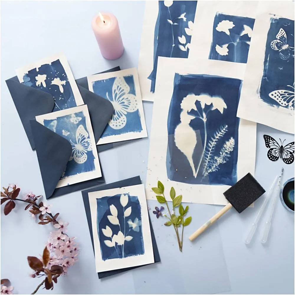 Hobbygroep - Wholesale DIY Craft Kit - CC Hobby Set Cyanotype Blue2