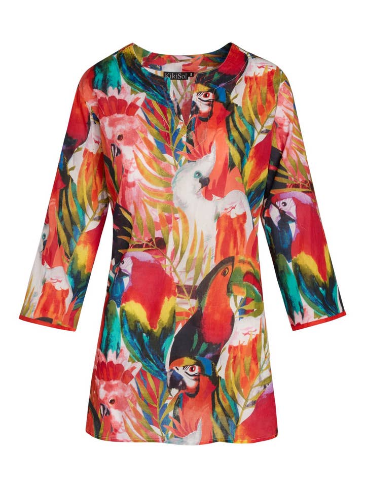 Parrots Tunic for wholesale by KikiSol