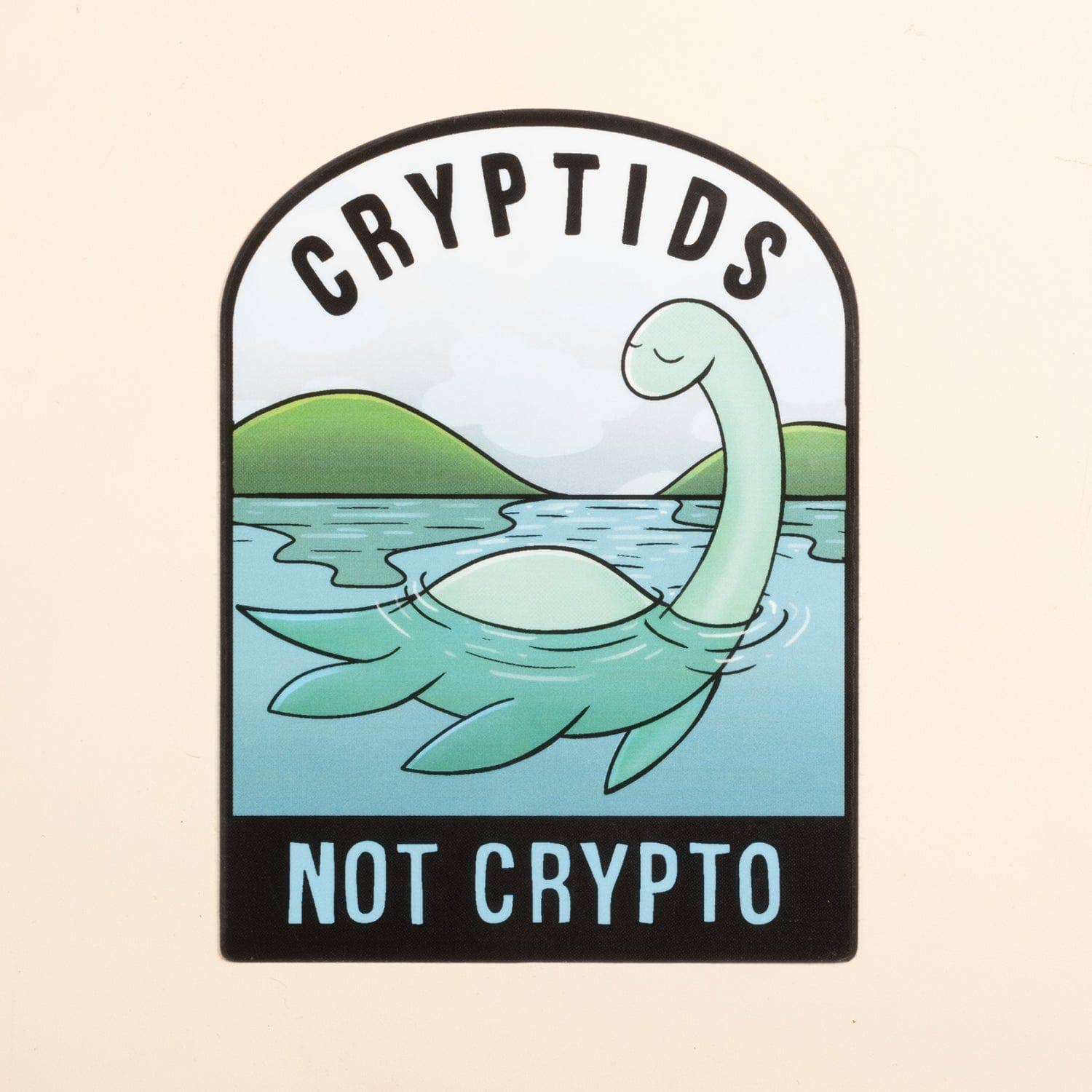 Dissent Pins - Wholesale Sticker - Cryptids Not Crypto Sticker1