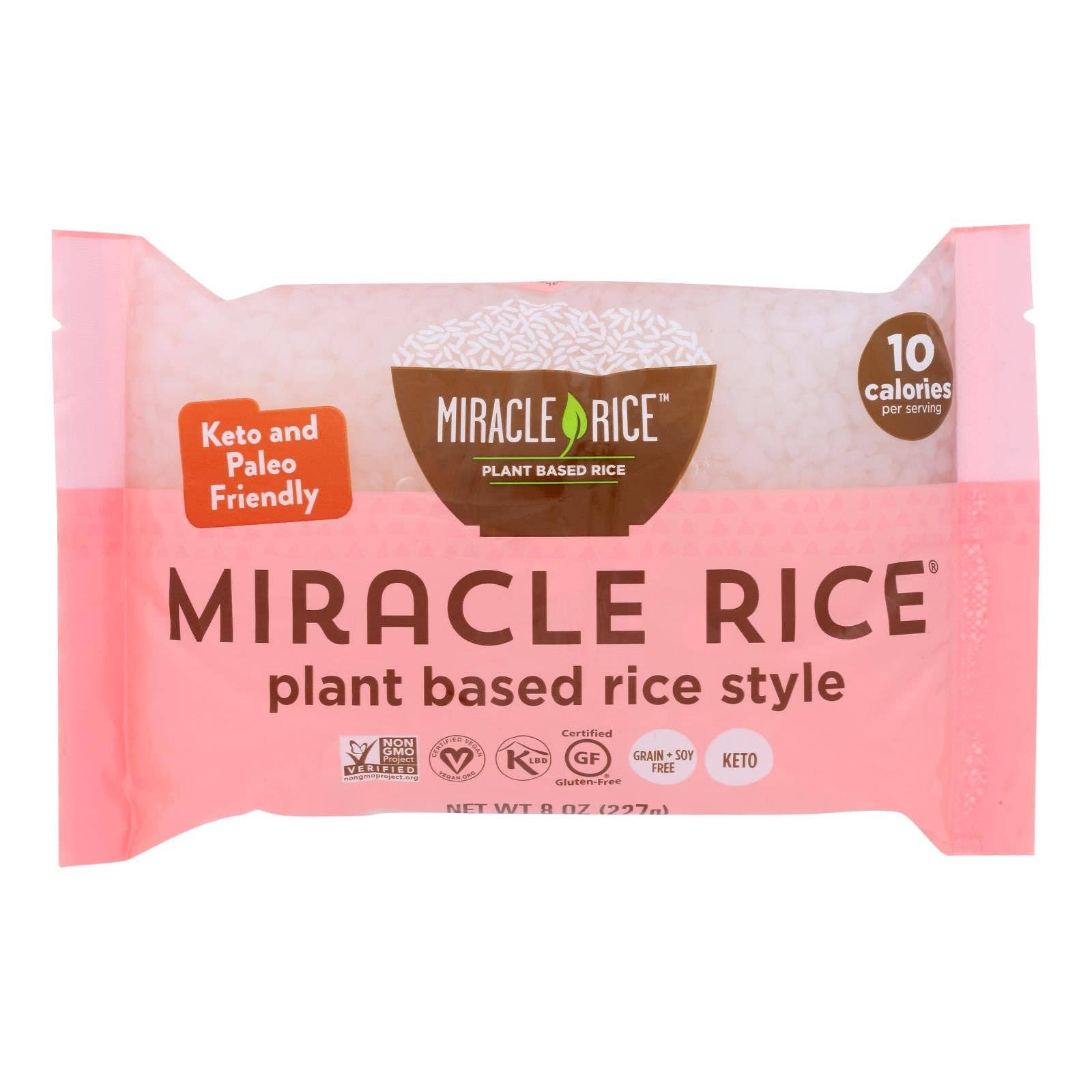 Ware Spark - Wholesale Rice - Miracle Noodle Rice - Shirataki - Miracle Rice - 8 Oz - Case Of 60