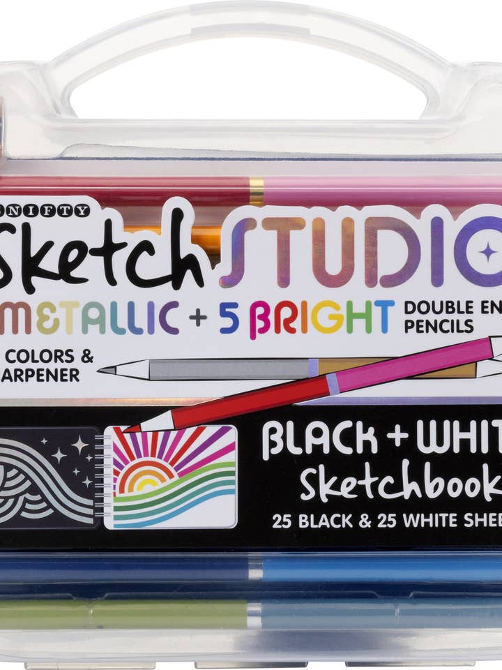 SET DA VIAGGIO SKETCH STUDIO BIANCO E NERO per la vendita all'ingrosso da parte di SNIFTY