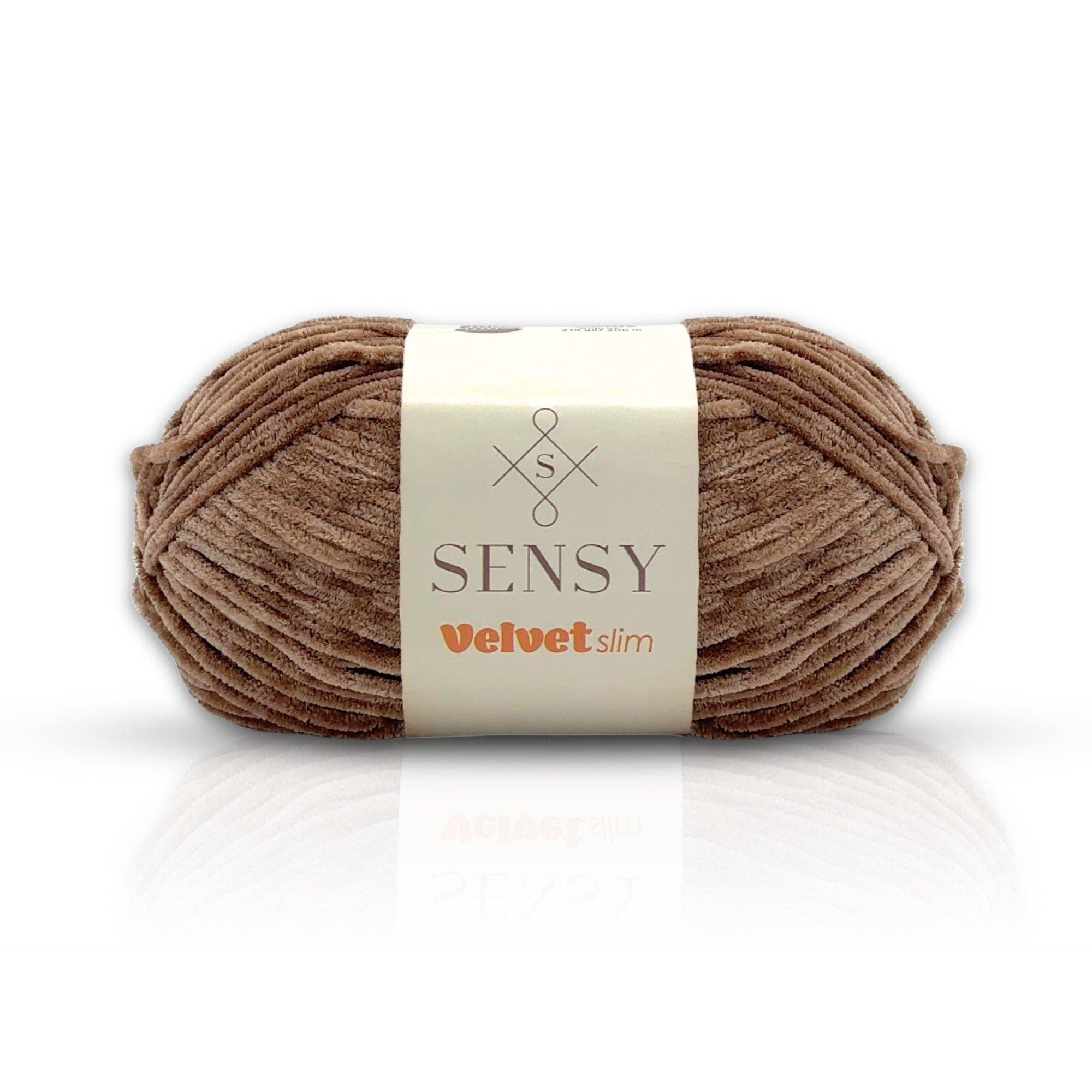 Sensy - Wholesale Yarn - Sensy Velvet Slim Yarn, Amigurumi Yarn, 3.5 oz, 218 Yards, Gauge 3 Light23