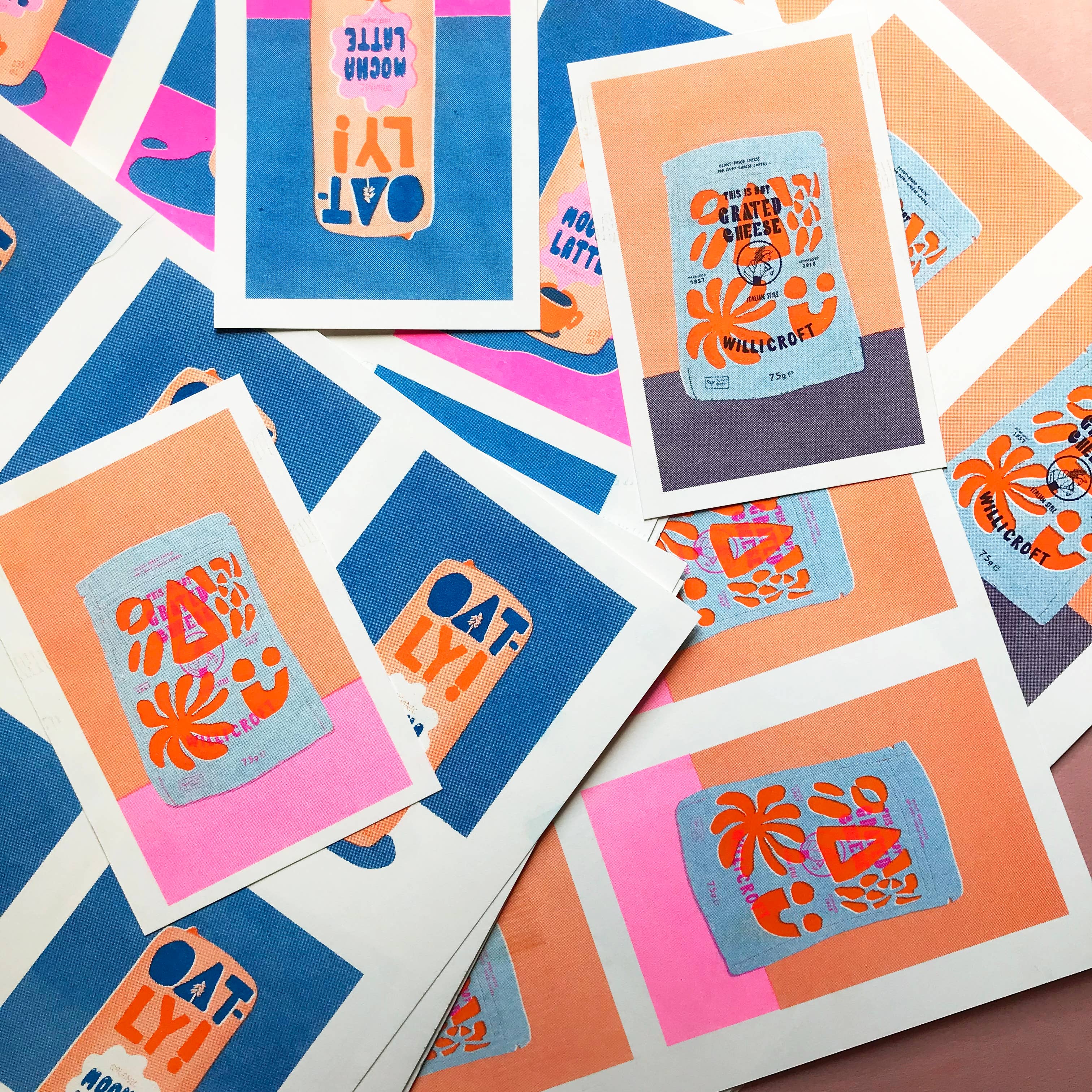 Katinka Feijs - Wholesale Art Print - Mini Limited Edition Riso Print 12 x 8 cm (4,7 x3,15 inch)3