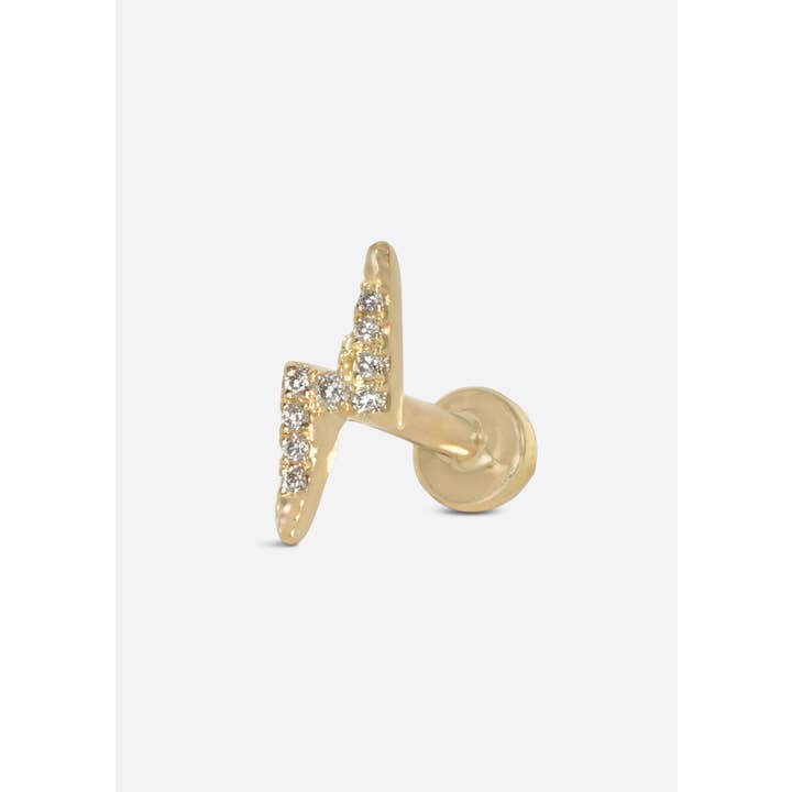 Porter Lyons – Engroshandel Ørestikkere – Mini Lynet Gevind Flad Bagside Ørering | Enkelt4