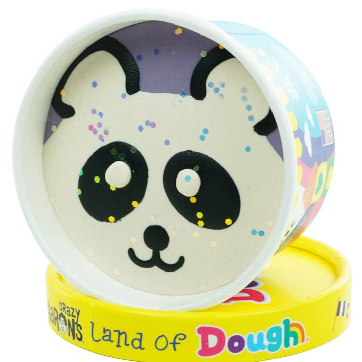 Multi Colored Land of Dough 12 Count Medium Zoo Animal Cup Display for wholesale on Faire5