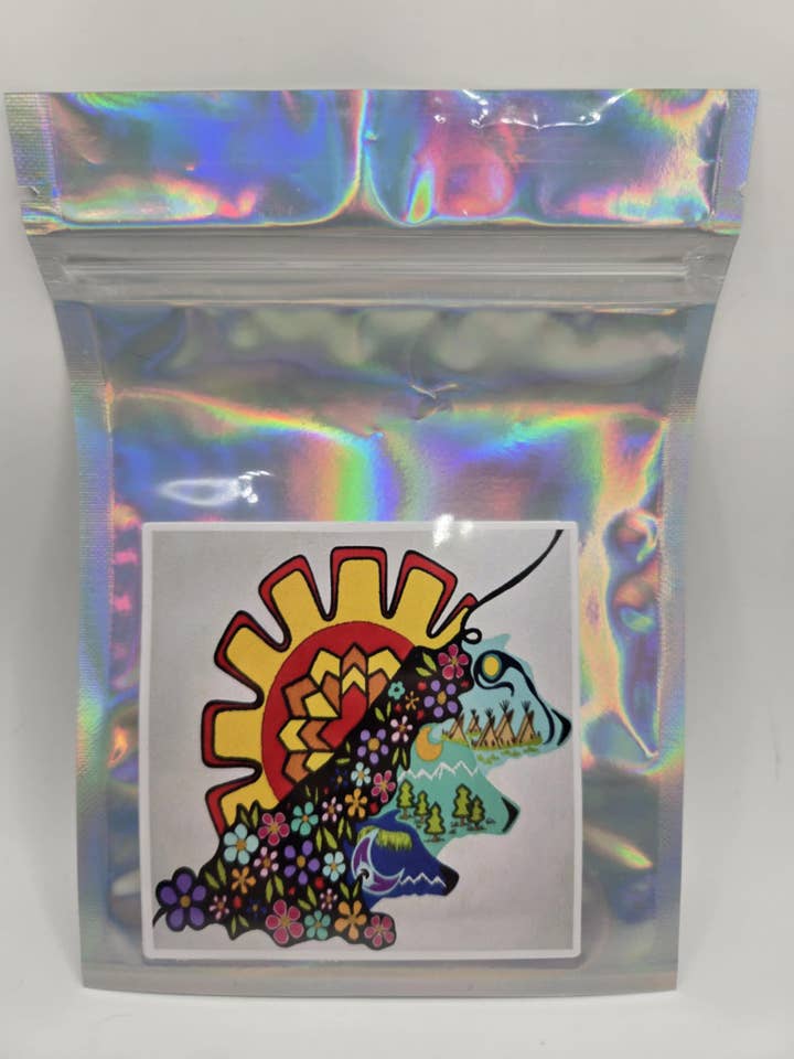 3" Sticker Seasons for wholesale by 10 Buffalos Art