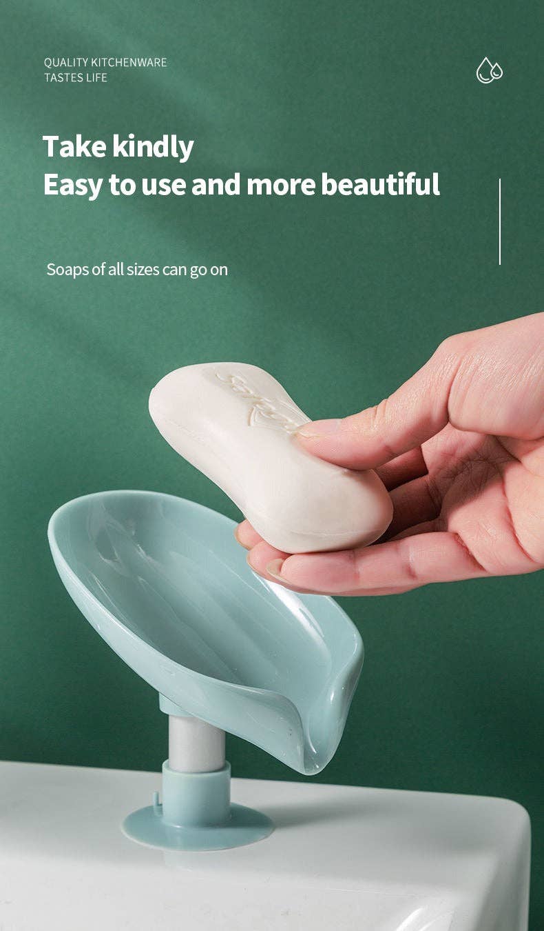 VIGOR - Wholesale Bath Soap Dish - Lotus Leaf Soap Dish Holder(10 Pack)1