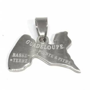 Pendente Guadeloupe mapa em aço por atacado de MYLENE ET FELIX