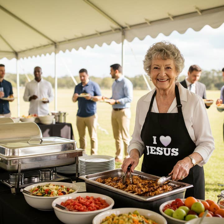 Jeg elsker Jesus Forklæde - Premium Jersey Forklæde til Trofyldt Madlavning for engroshandel hos IAKAM