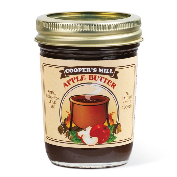 Apple Butter (With Sugar, No Cinnamon) - Half Pint for wholesale by Cooper's Mill