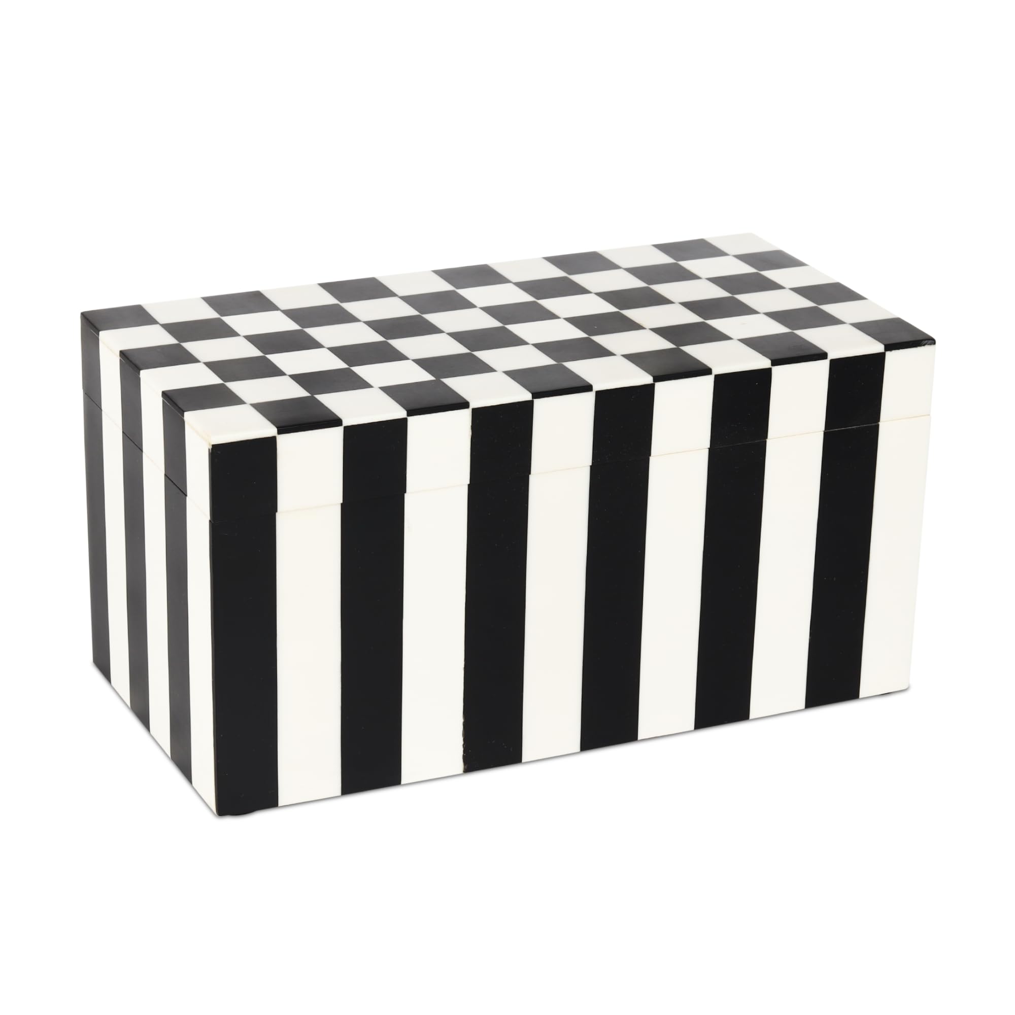 Handicrafts Home - Vente Boîtes décoratives - Boîtes décoratives à motif damier Puzzle disponibles en 7 tailles3