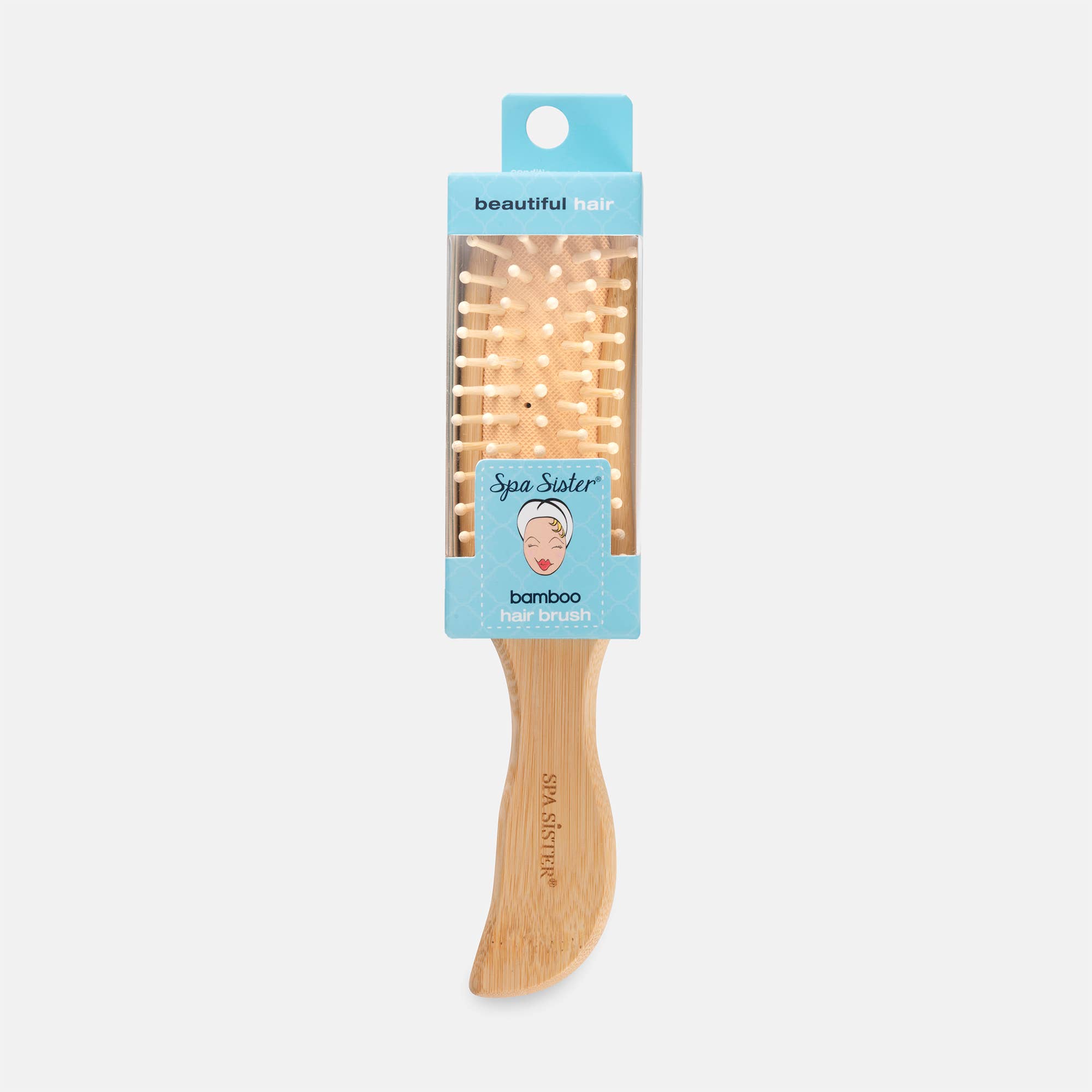 Bath Accessories Company - Wholesale Hair Brush/Comb - Large Natural Wood Bristle Hair Brush1