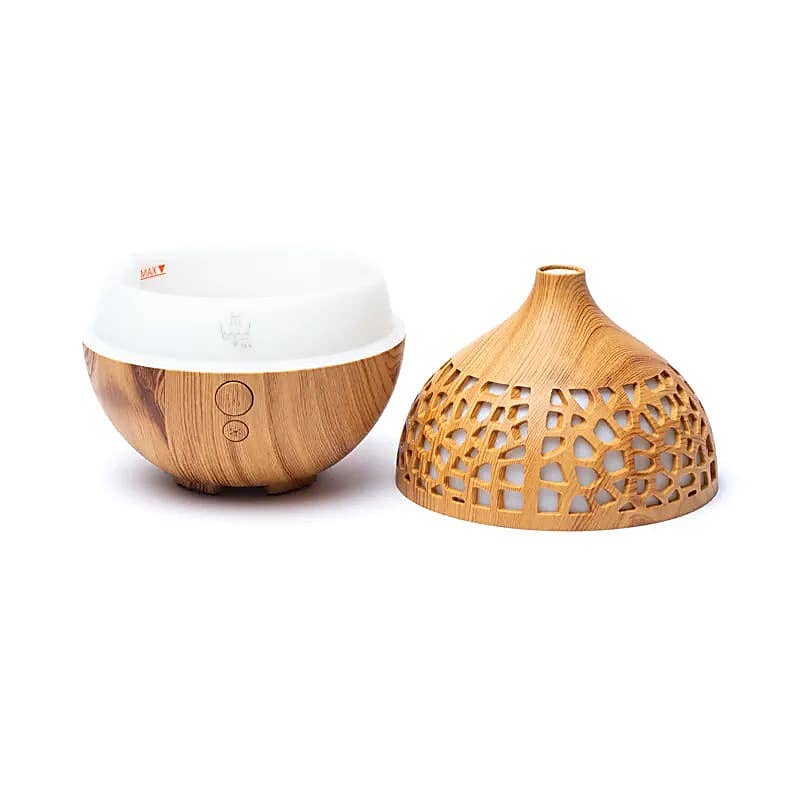 La Boîte à Cailloux – difusor elétrico por atacado – Difusor de aroma redondo natural com óleo essencial e USB para decoração1
