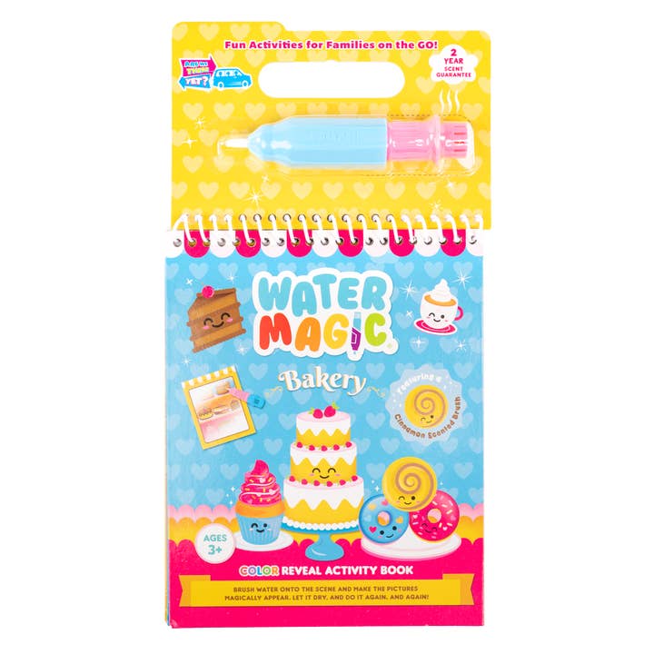 Scentco, Inc - Wholesale Coloring Book - Kids & Baby - Water Magic - Bakery (Cinammon Bun)