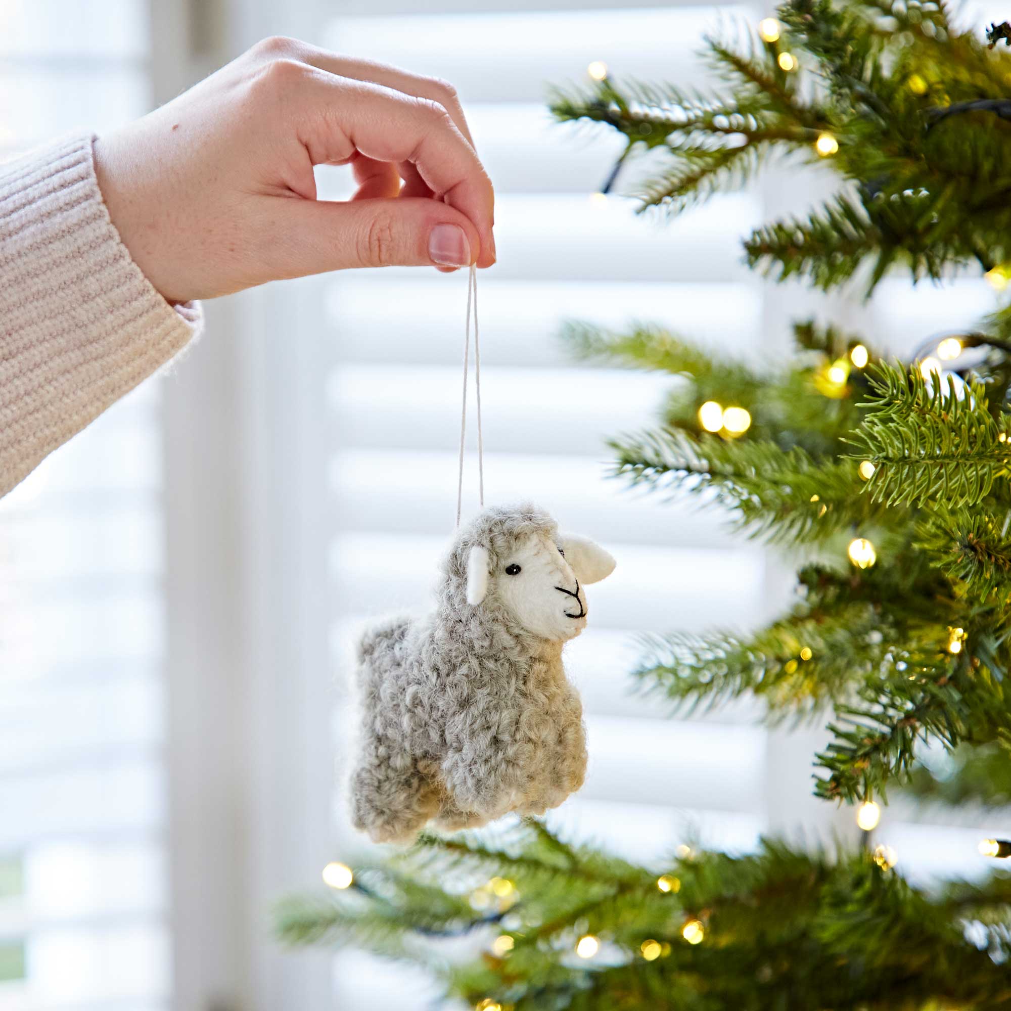 The Paper High Gift Company Limited – wholesale Prydnad – Filtfår juldekoration0