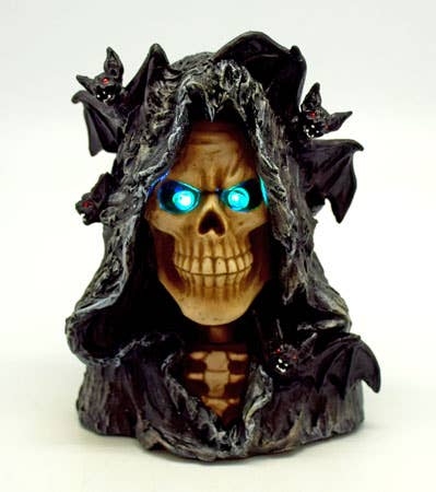 Fantasy Gifts - Wholesale Decorative Figurine - Grim Reaper/Bats with LED Eyes0