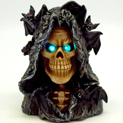 Fantasy Gifts - Wholesale Decorative Figurine - Grim Reaper/Bats with LED Eyes0