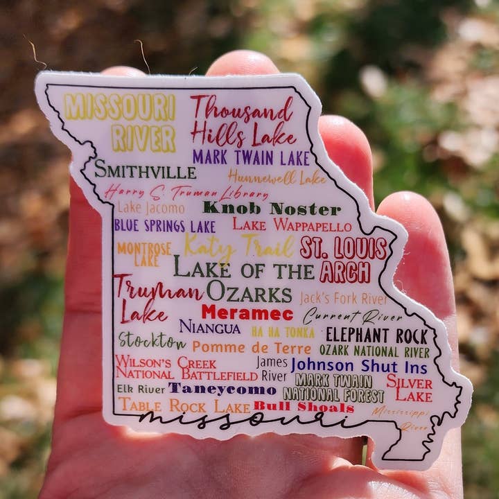 National Parks and Beyond - Wholesale Sticker - Missouri Recreation State Sticker4