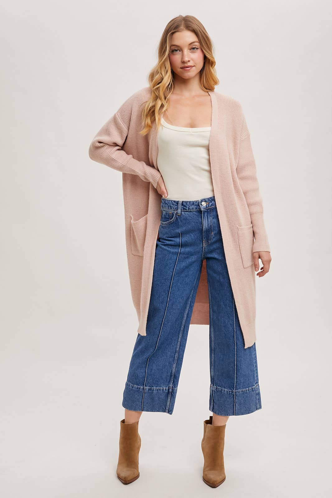 Bluivy – wholesale Cardigan – Women’s – RIBBED OPEN FRONT CARDIGAN27