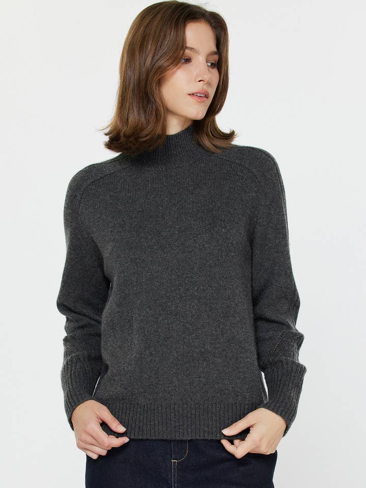 Cashmere Blend Turtleneck Sweater for wholesale by Current Air