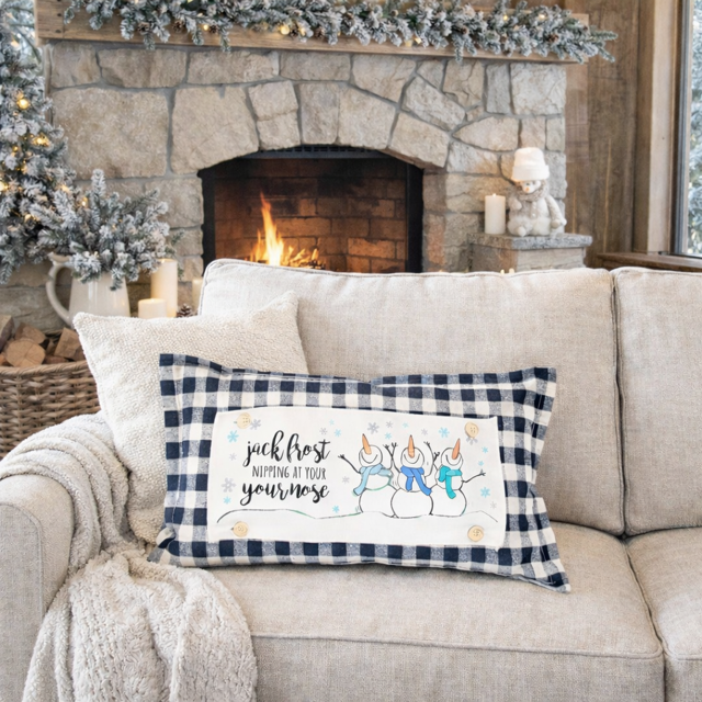 PillowPanels - Wholesale Throw/Decorative Pillow - BUFFALO CHECK: GINGHAM PILLOW ONLY (with insert) 6