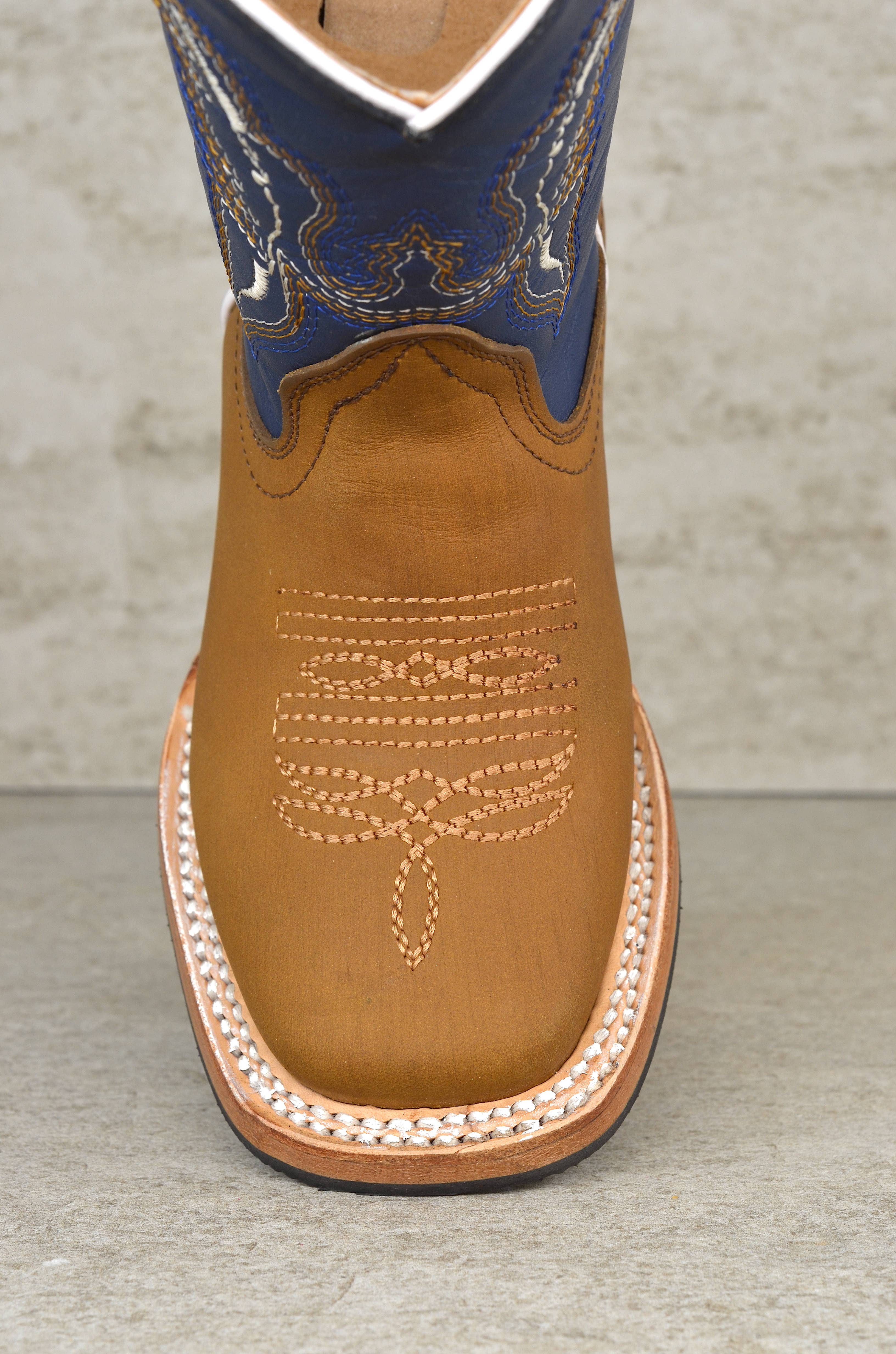 BLEU 3105 BOTTES CARRÉES LARGES BLEUES ENFANTS en vente sur Faire5